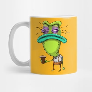 mr big head before coffee Mug